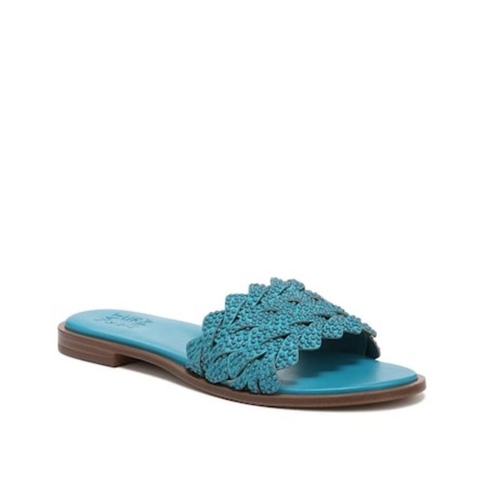 Naturalizer Women's size 7 Blue Fernanda Embellished Slip-on Sandals​​